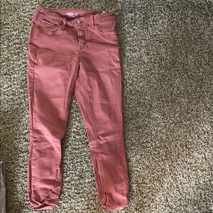 Old Navy Coral Peachy super skinny rockstar Jeans